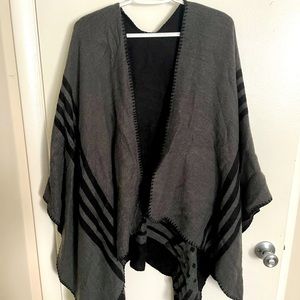 Reversible poncho.